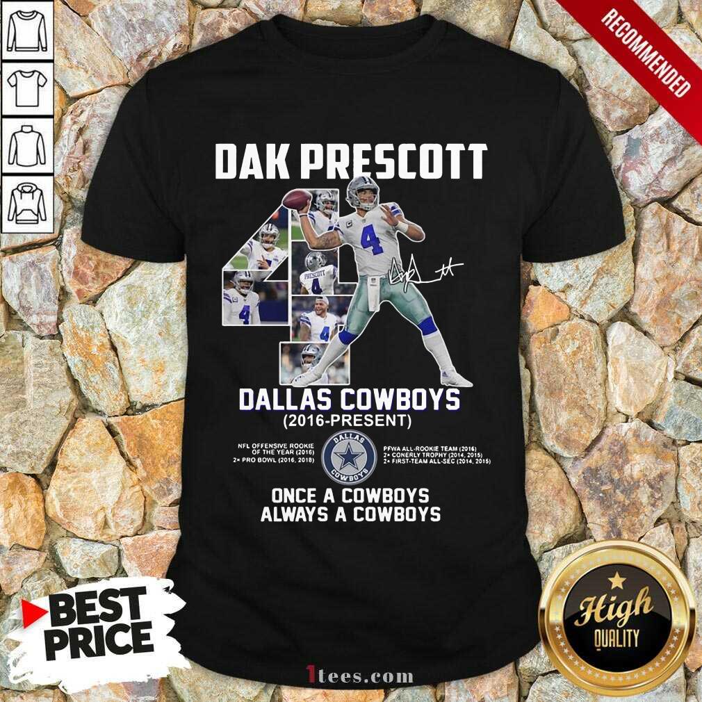 Happy Dak Prescott Signature 2021 Shirt