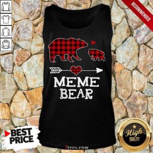 Hot Meme Bear Red Buffalo Family Great 78 Tank Top