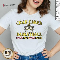 Overjoyed Crab Cakes And Basketball V-neck