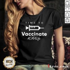 Overjoyed Vaccinate Respiratory CMA Life V-neck