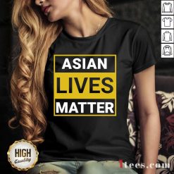 Overwhelmed Asian Lives Matter V-neck