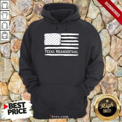 American flag Texas Neanderthal Hoodie