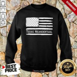 American flag Texas Neanderthal Sweatshirt
