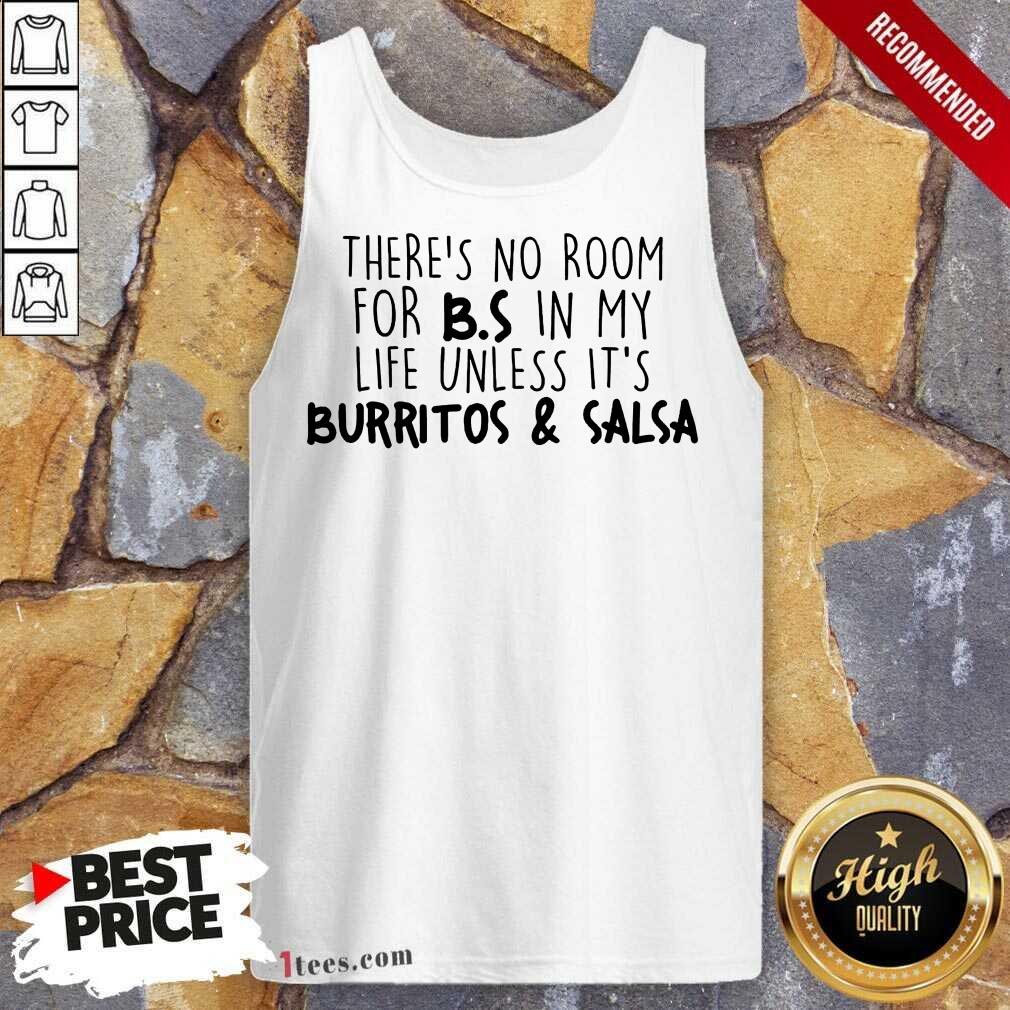 Surprised Room BS Unless Burritos Salsa Tank Top