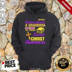 Surprised Underestimate A Grandma Her Hoodie