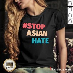 Terrific 2021 Stop Asian Hate V-neck