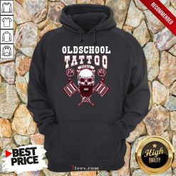 Awesome Old School Tattoo Studio Skull Hoodie