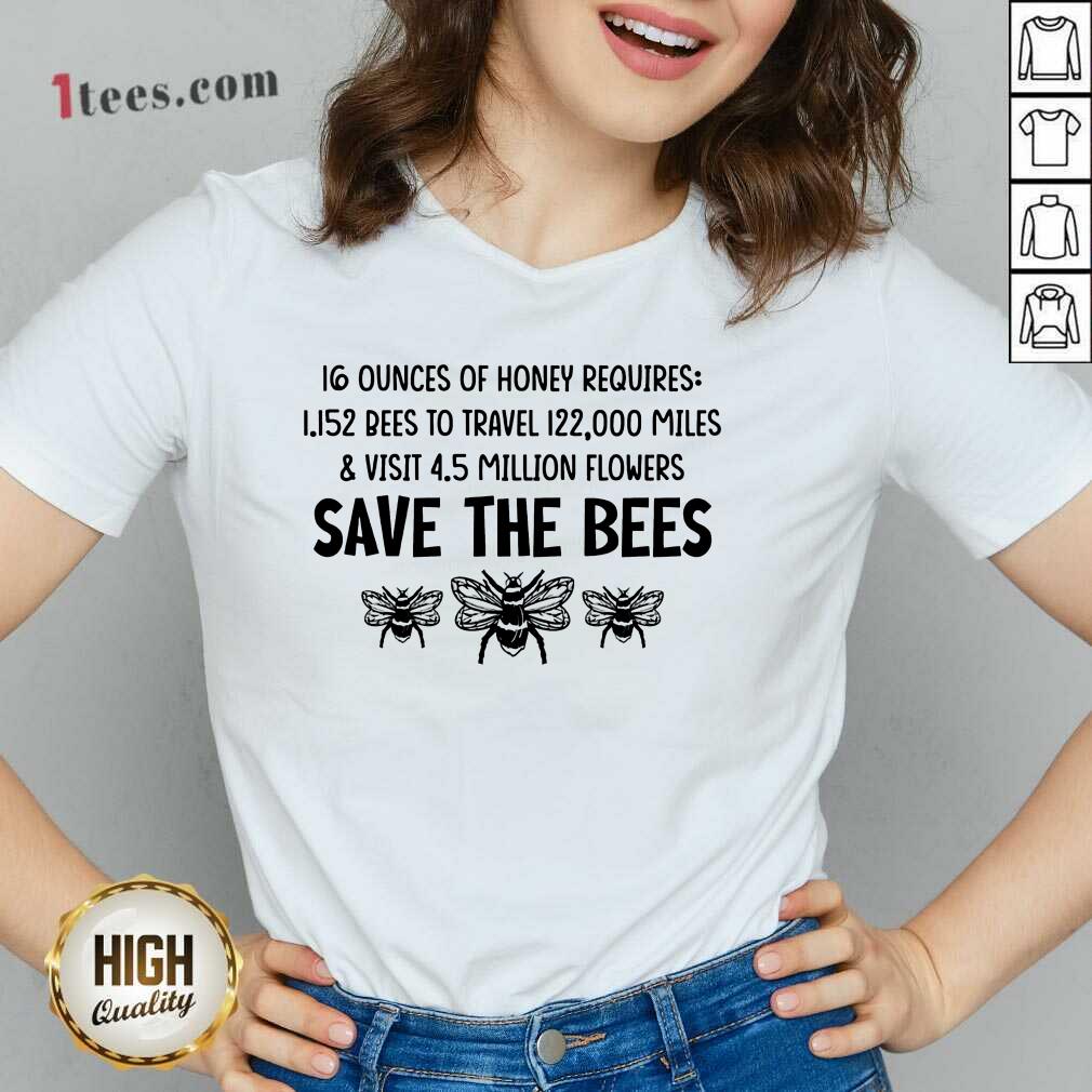 Awesome Save The Bees V-neck