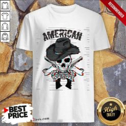 Funny American Cowboys Glitch Shirt