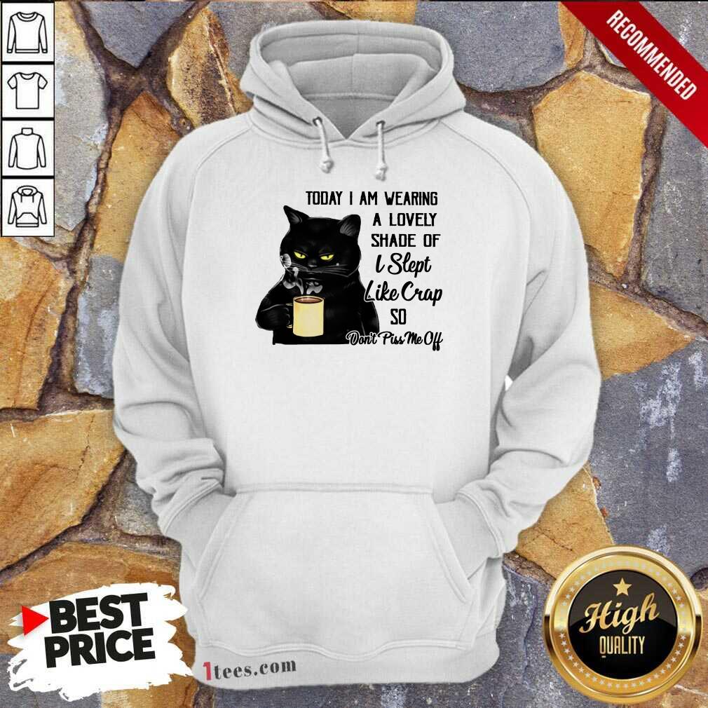 Funny Black Cat Don't Piss Me Off Hoodie