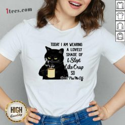 Funny Black Cat Don't Piss Me Off V-neck