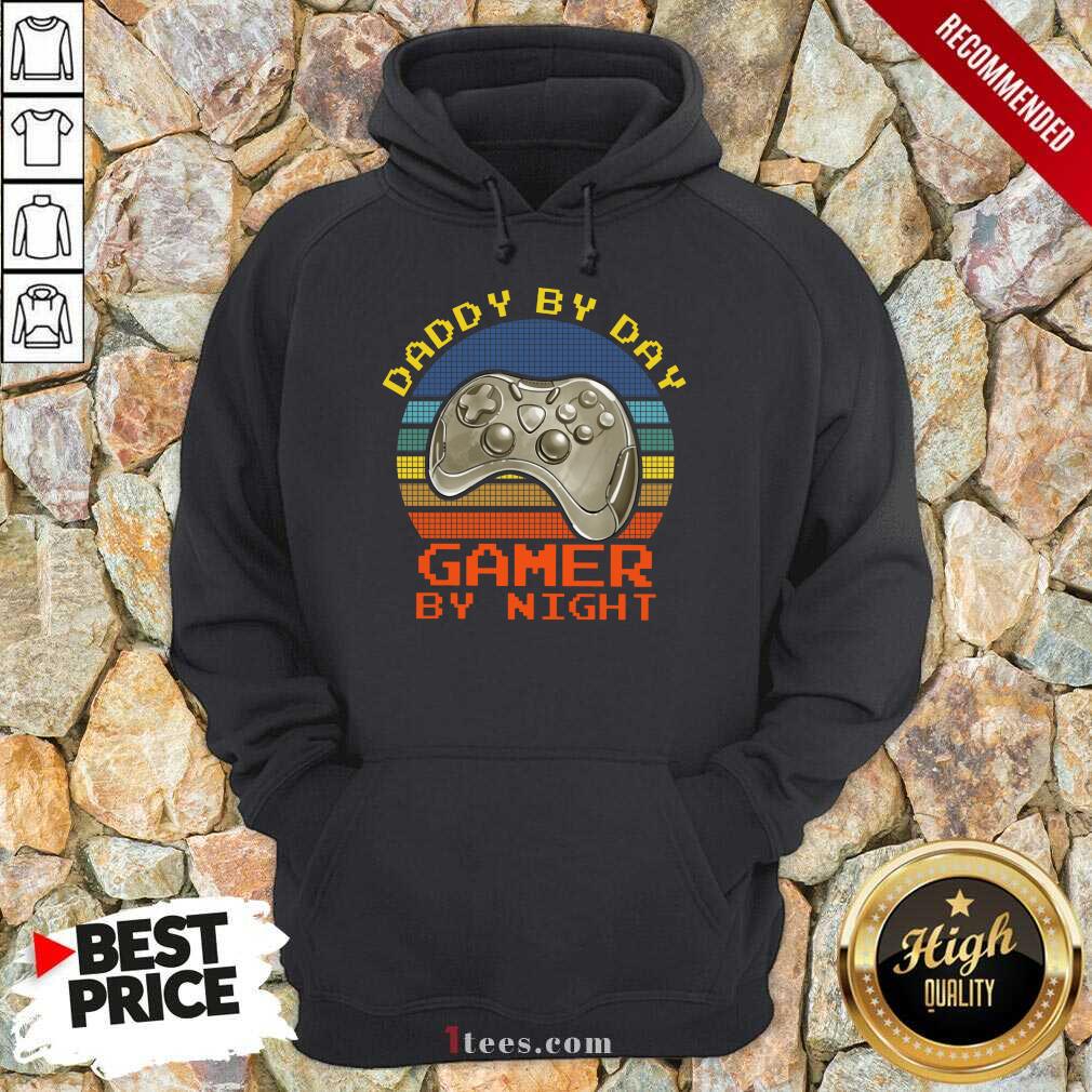 Funny Daddy By Day Gamer By Night Hoodie