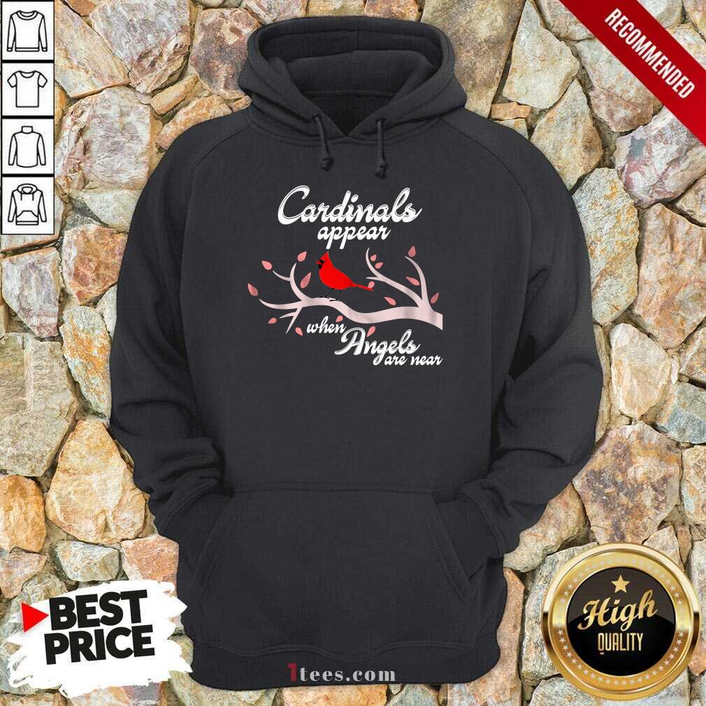 Good Cardinals Appear When Angels Are Near Hoodie