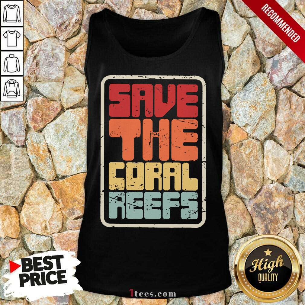 Happy Save The Coral Reefs Vintage Tank Top