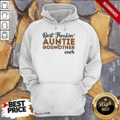Hot Leopard Best Freakin Auntie And Godmother Ever Hoodie