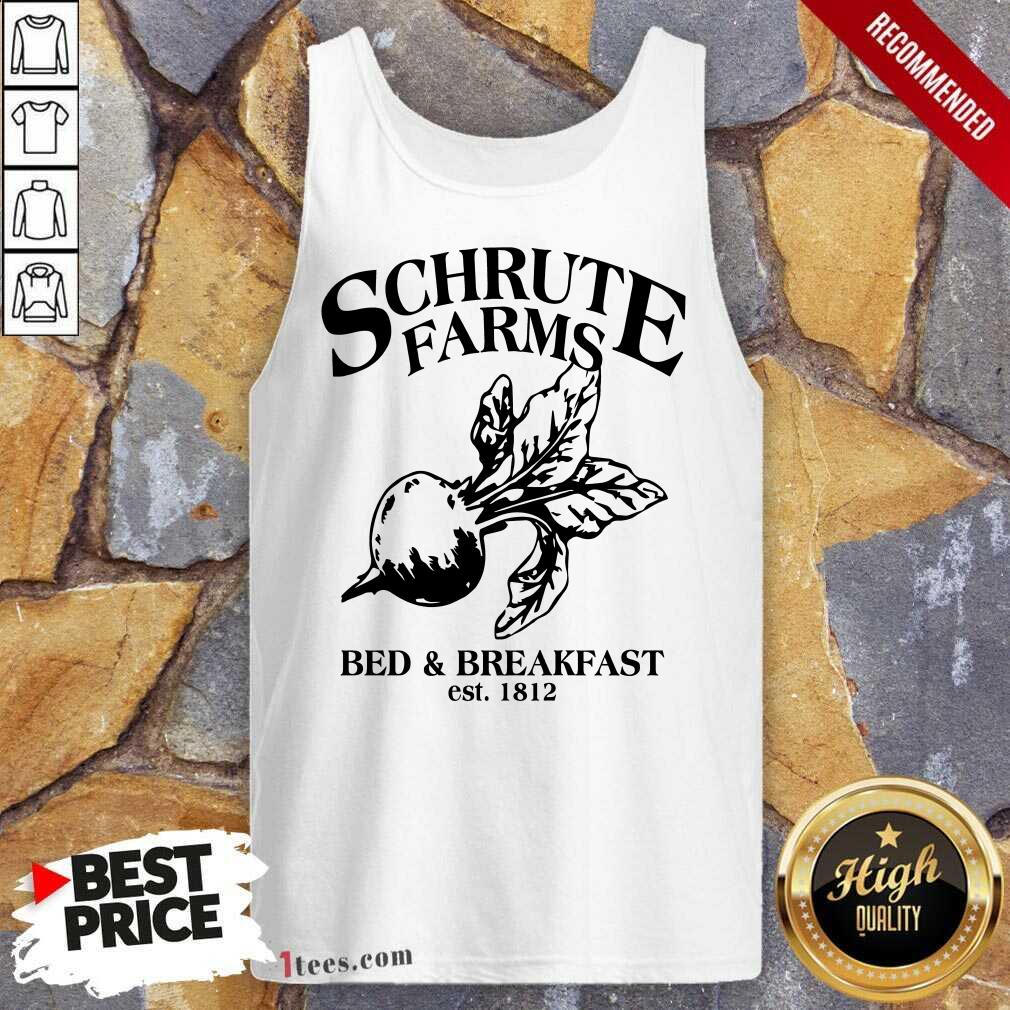 Perfect Schrute Farms Bed And Breakfast Est 1812 Tank Top