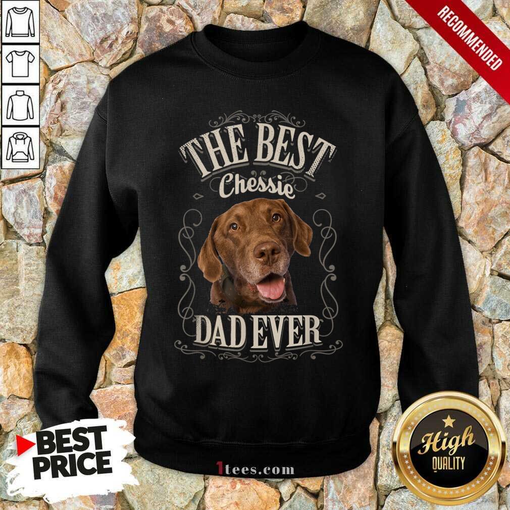 Perfect The Best Chessie Dad Ever Chesapeake Dog Sweatshirt