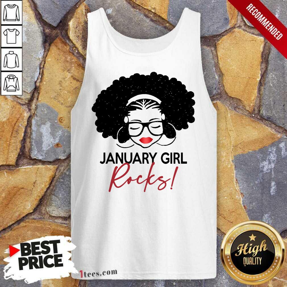 Premium January Girl Rocks Tank Top