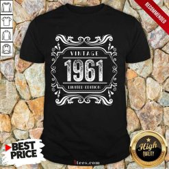 Premium Vintage 1961 Birthday Limited Edition Shirt