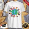 Pretty Earth Day Children Around The World 2021 Shirt