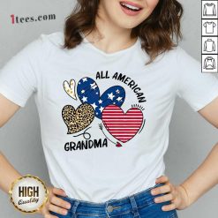 All American Grandma V-neck