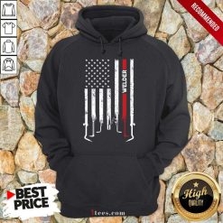 American Flag Welder Hoodie