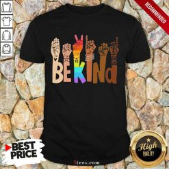 Be Kind Skin Color LGBT Shirt