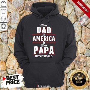 Dad In American Best Papa Hoodie
