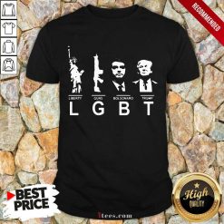 LGBT Liberty Guns Bolsonaro Trump Shirt