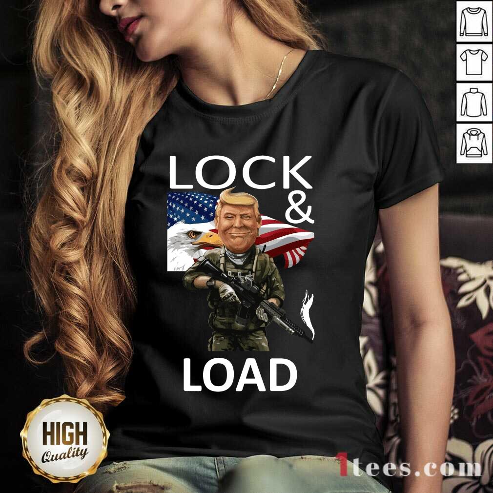 Lock And Load Trump V-neck