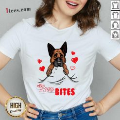 Love Bites Shepherd Dog V-neck