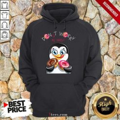 Penguins Donut Worry Be Happy Hoodie