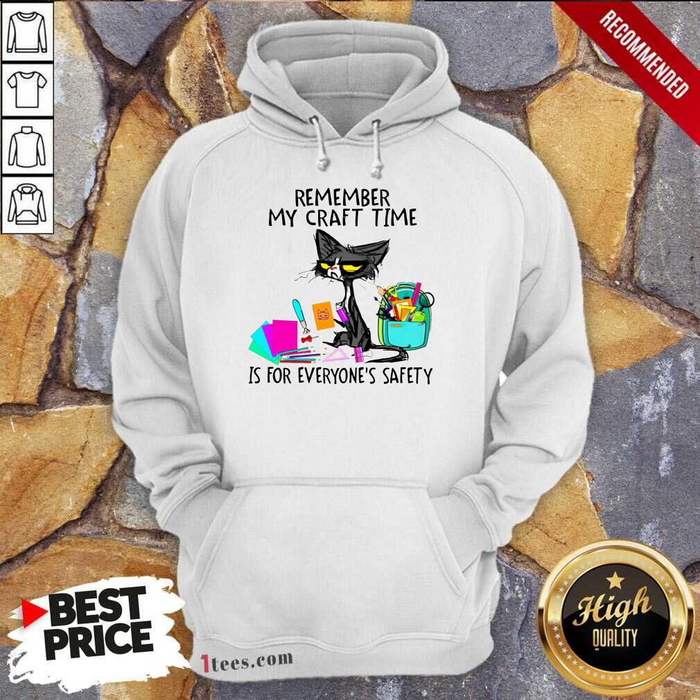 Remember My Craft Time Cat Hoodie