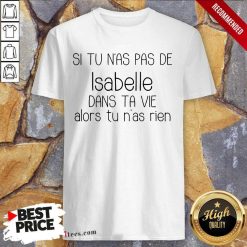 Si Tu Nas Pas De Isabelle Shirt