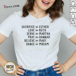 Women Of The Bible V-neck
