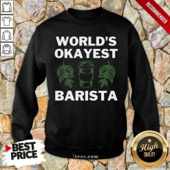 World'S Okayest Barista Sweatshirt