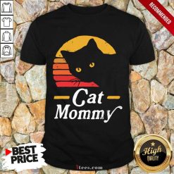 Black Cat Mommy Vintage Shirt