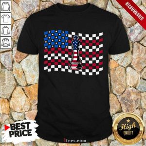 Chess Player American Flag Shirt