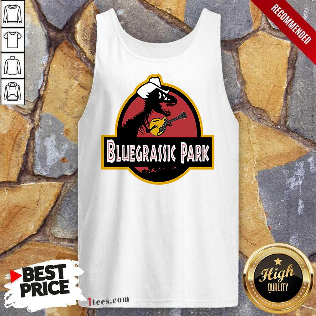 Dinosaur Blue Grassic Park Tank Top