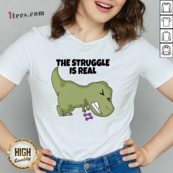 Dragon The Struggle Is Real V-neck