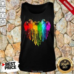 Eagle Bird Heart LGBT Tank Top