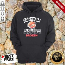 Grandma Granddaughter Broken Hoodie