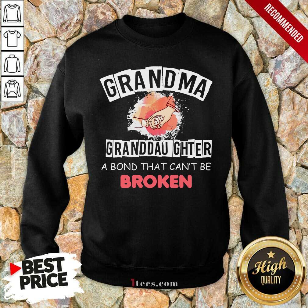 Grandma Granddaughter Broken Sweatshirt