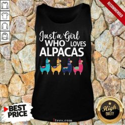 Just A Girl Who Loves Alpacas Tank Top
