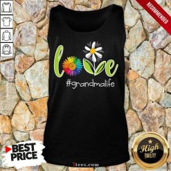 Love Grandma Life Flower Artistry Tank Top