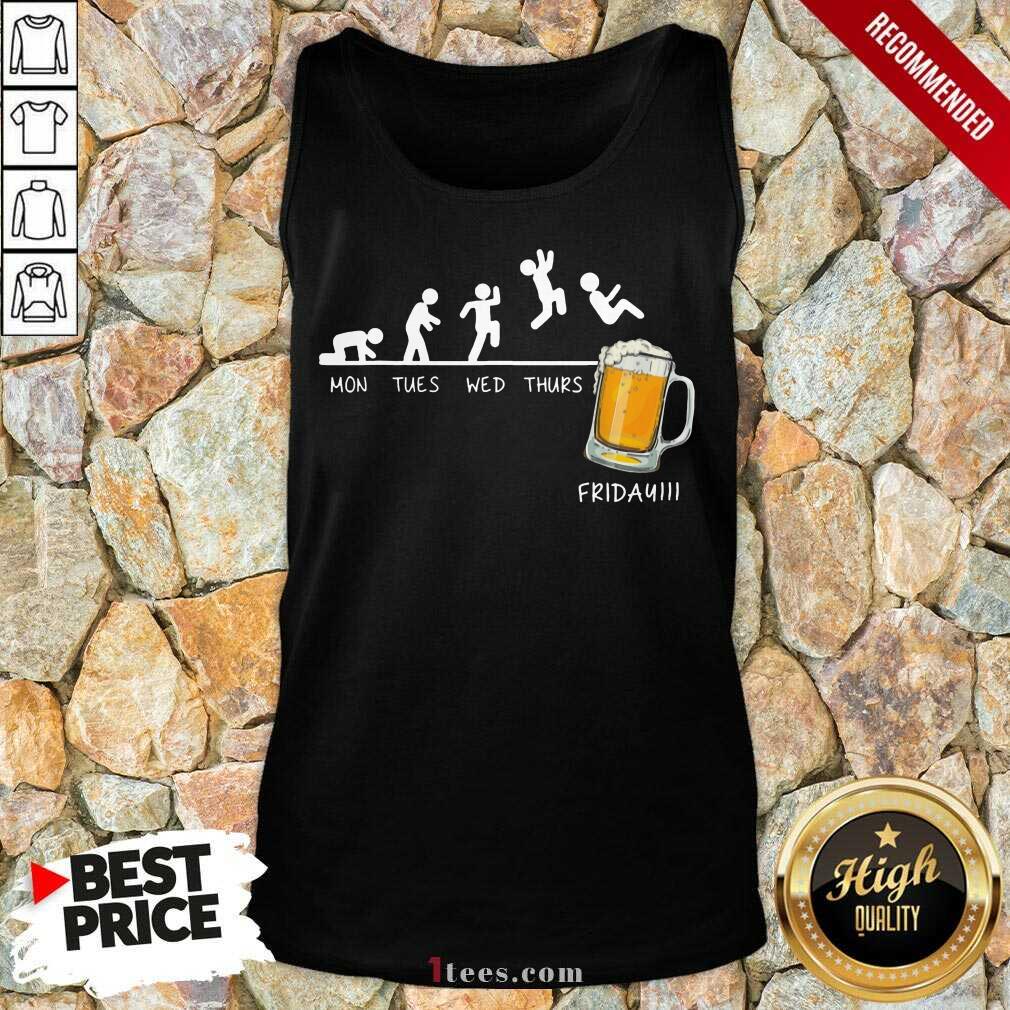 Monday Tuesday Friday Beer Tank Top
