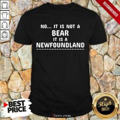 No It Is Not A Bear Newfoundland Shirt