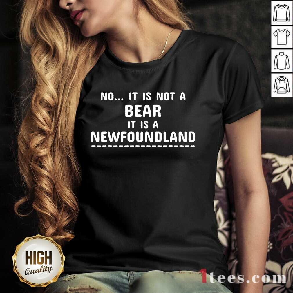 No It Is Not A Bear Newfoundland V-Neck