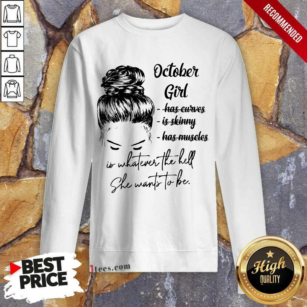 October Bun Girl Sweatshirt
