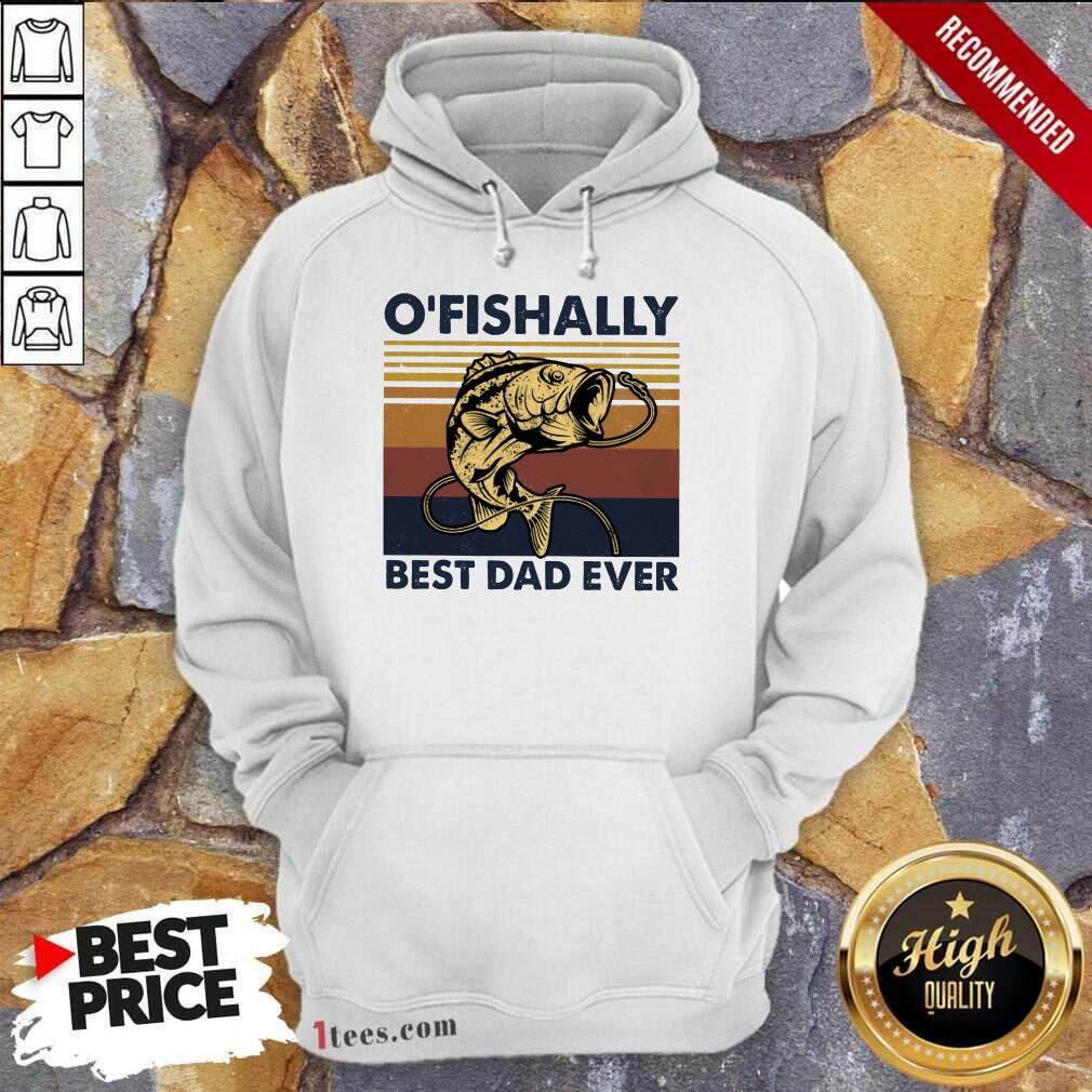 Officially Best Dad Ever Fishing Hoodie